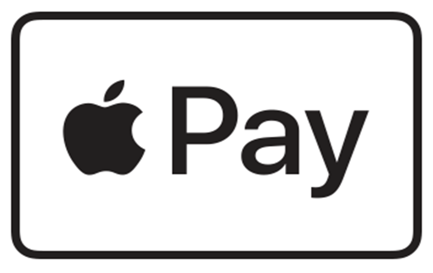 symbol apple pay przedstawiający nadgryzione jabłko i napis Pay
